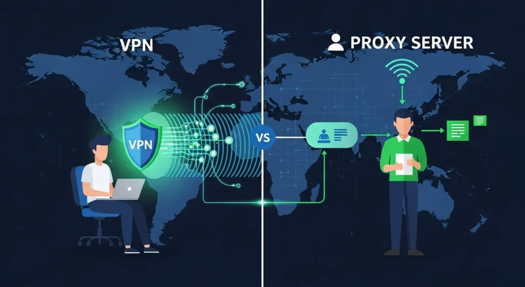 Difference Between VPNs and Proxy Servers